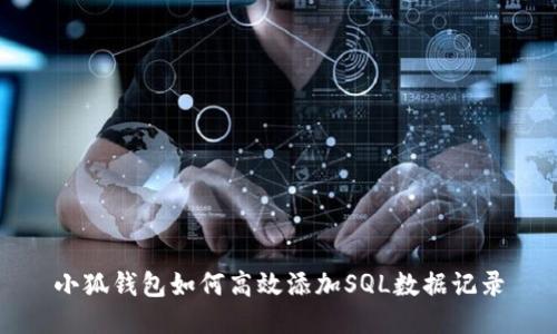 小狐钱包如何高效添加SQL数据记录