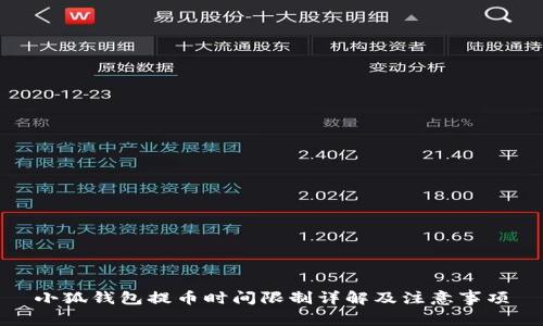 小狐钱包提币时间限制详解及注意事项